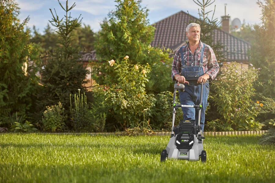 best battery push mower